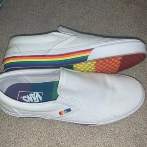 Pride rainbow vans